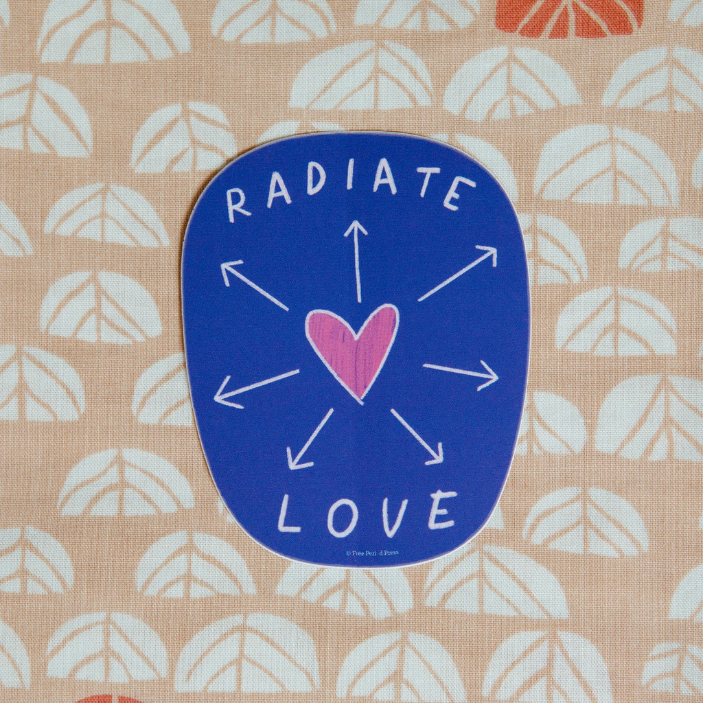 Stickers: Radiate love