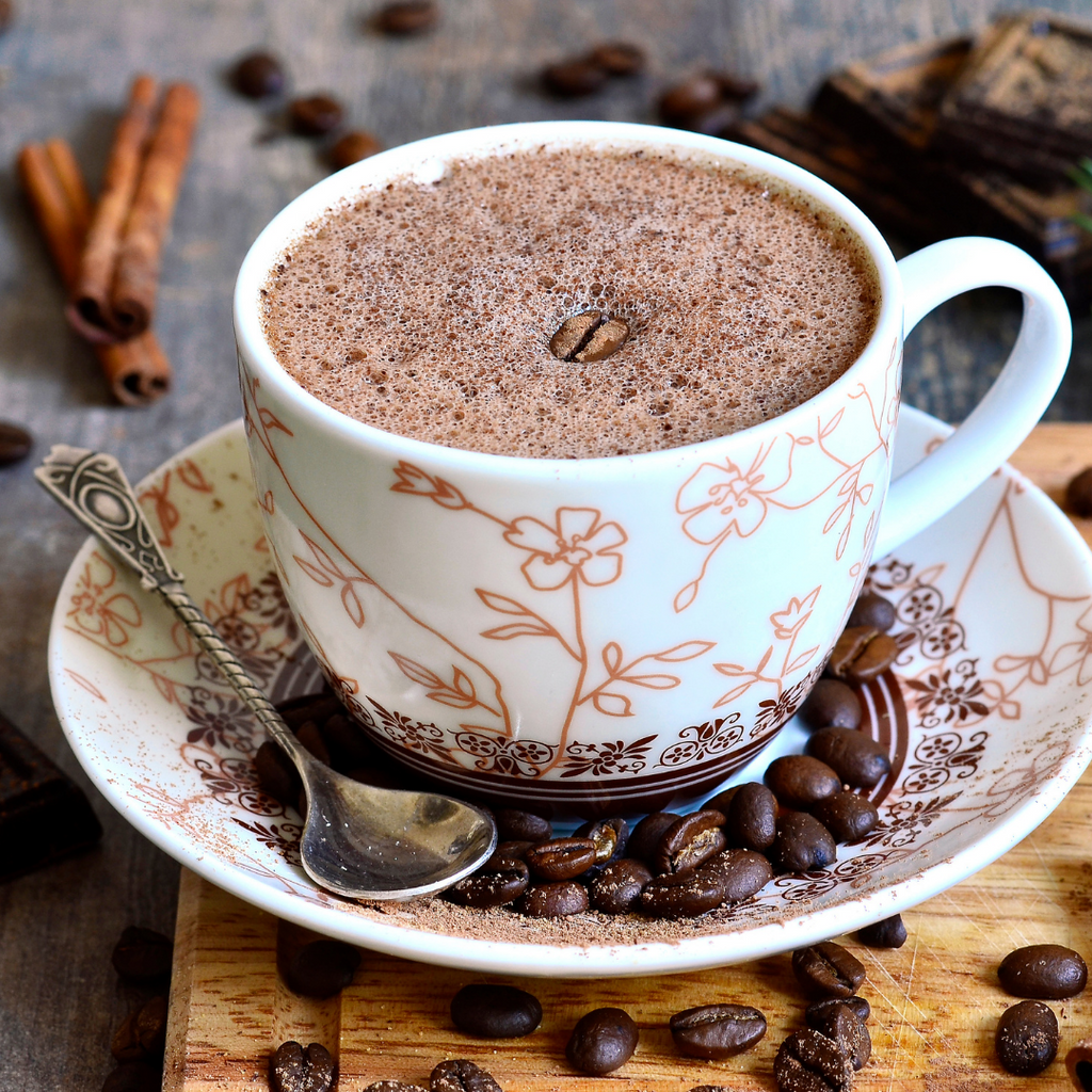 Gourmet Drinking Chocolate (Milk): Coffee and Chocolate Praline